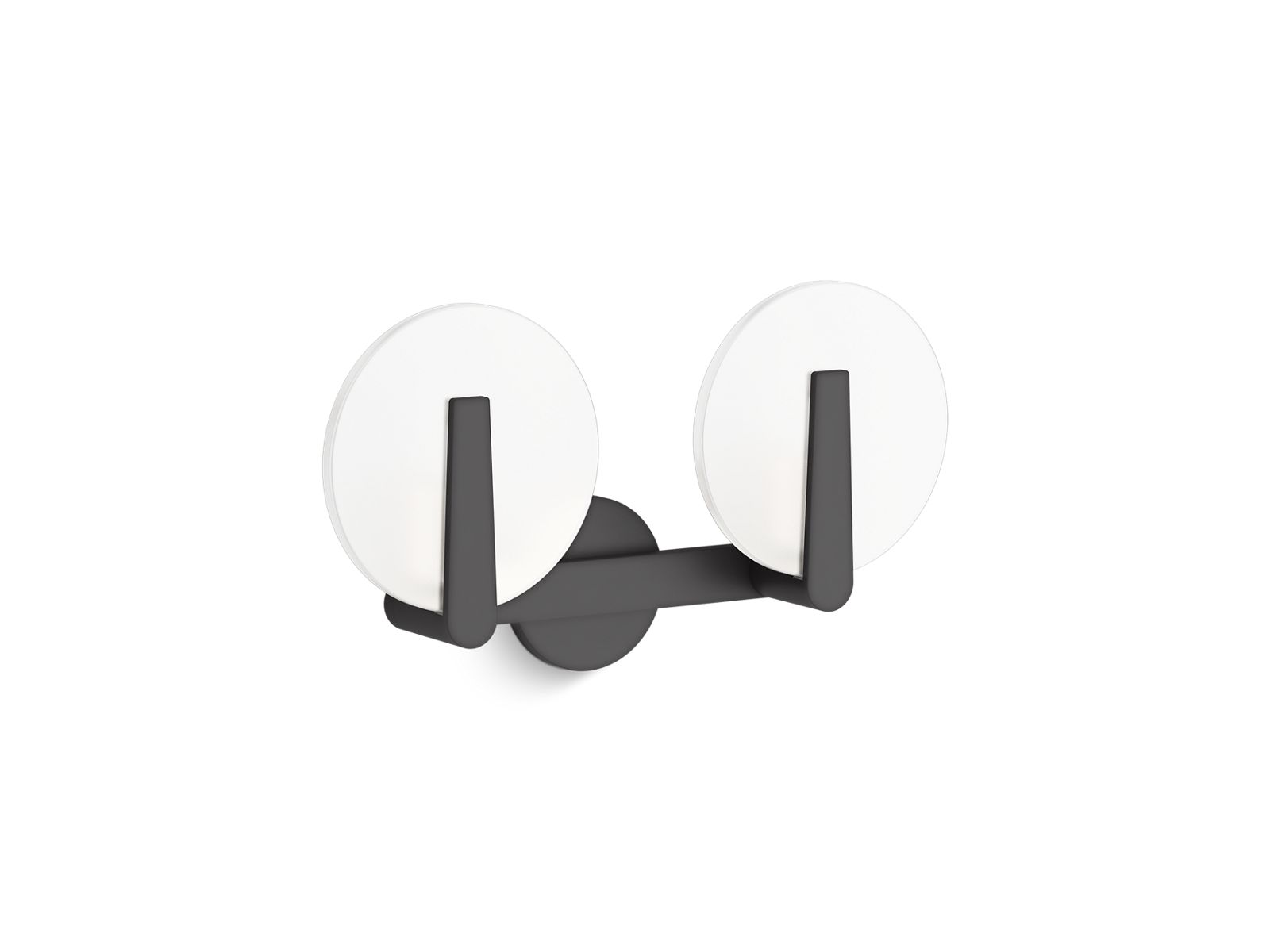 KOHLER K-38397-SC02-BLL Hint Two-Light Sconce - Matte Black
