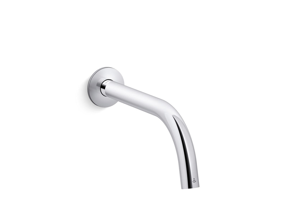 KOHLER K-126MT36-SANA-CP Components Touchless Wall-Mount Lavatory Faucet With Kinesis Sensor Technology, Tube Design, Hes-Powered, 0.5 Gpm - Polished Chrome