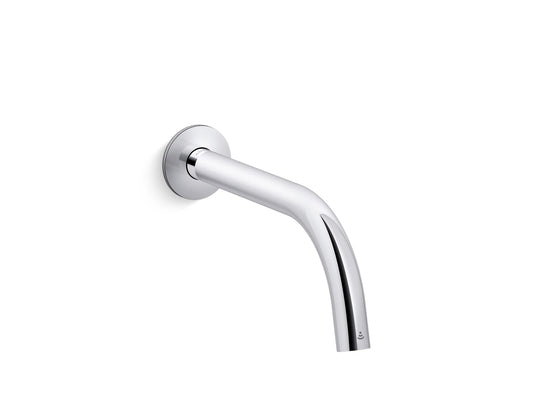 KOHLER K-126MT36-SANA-CP Components Touchless wall-mount lavatory faucet with Kinesis sensor technology, Tube design, HES-powered, 0.5 gpm - Polished Chrome