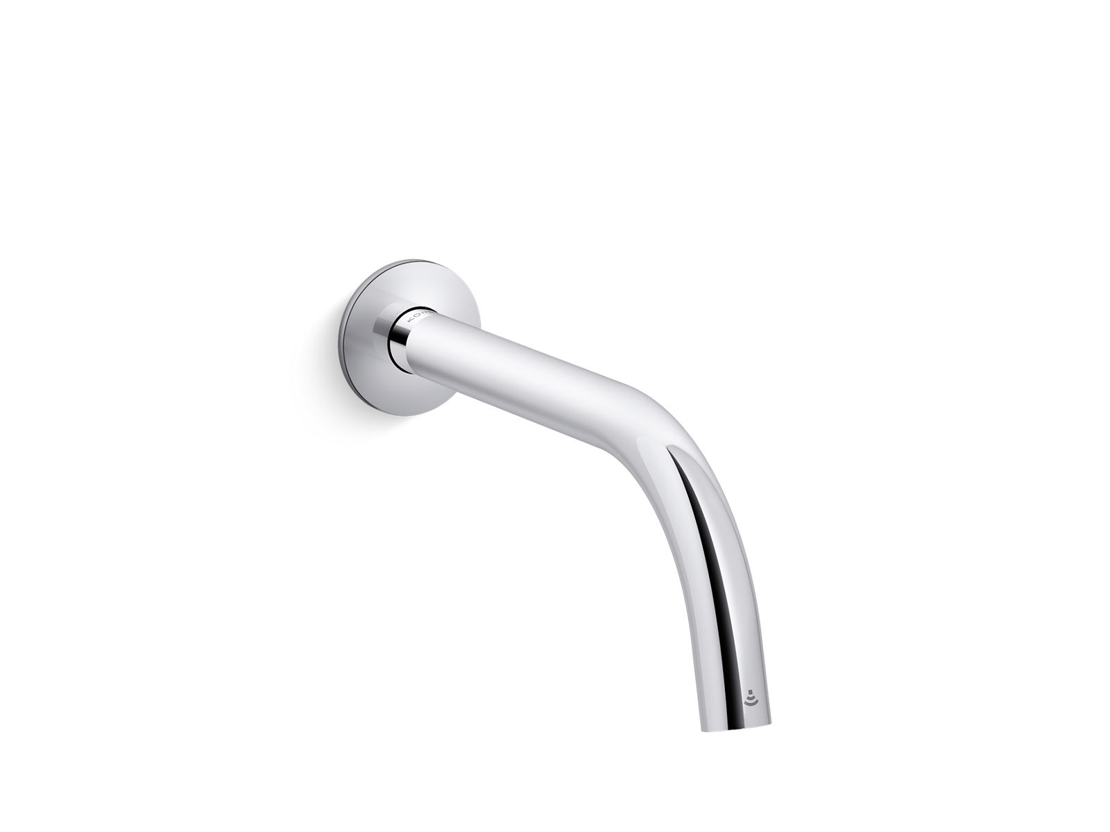 KOHLER K-123MT36-SANA-CP Components Touchless Wall-Mount Lavatory Faucet With Kinesis Sensor Technology, Tube Design, Ac-Powered, 0.5 Gpm - Polished Chrome
