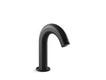 KOHLER K-103BB76-SBNA-BL Oblo Touchless Single-Hole Lavatory Faucet With Kinesis Sensor Technology, Ac-Powered, Less Drain, 0.5 Gpm - Matte Black
