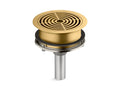 KOHLER K-30928-2MB Aquifer Grated Drain - Vibrant Brushed Moderne Brass