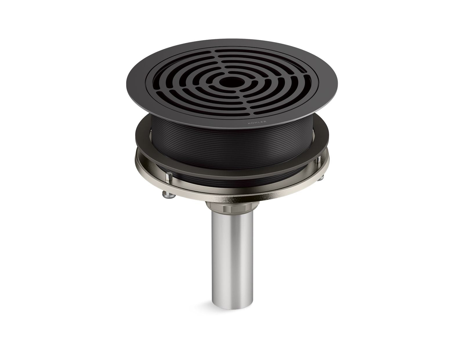 KOHLER K-30928-BL Aquifer Grated drain - Matte Black