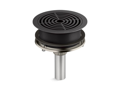 KOHLER K-30928-BL Aquifer Grated drain - Matte Black