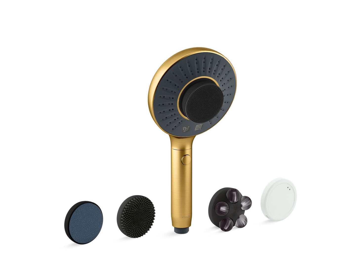 KOHLER K-28682-G-2MB Spaviva Two-Function Handshower With All-In-One Cleansing Device 1.75 GPM In Vibrant Brushed Moderne Brass