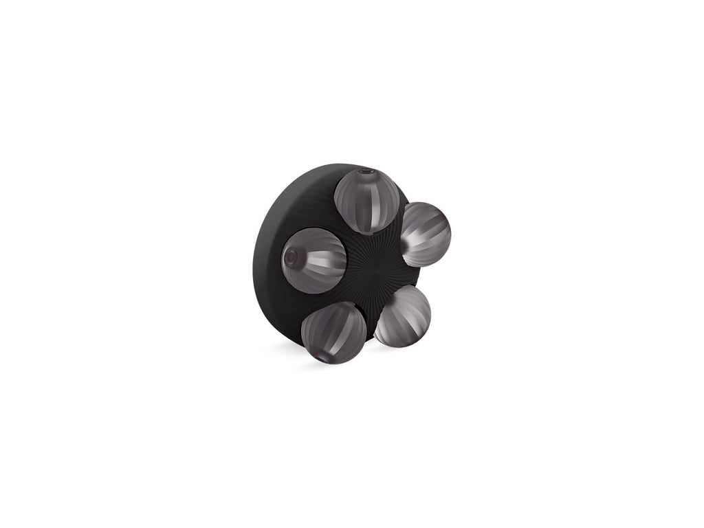 KOHLER K-28687-7 Spaviva Body Massager Replacement - Black Black