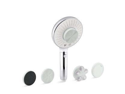 KOHLER K-28682-G-2MB SpaViva Two-function handshower with all-in-one cleansing device, 1.75 gpm - Vibrant Brushed Moderne Brass