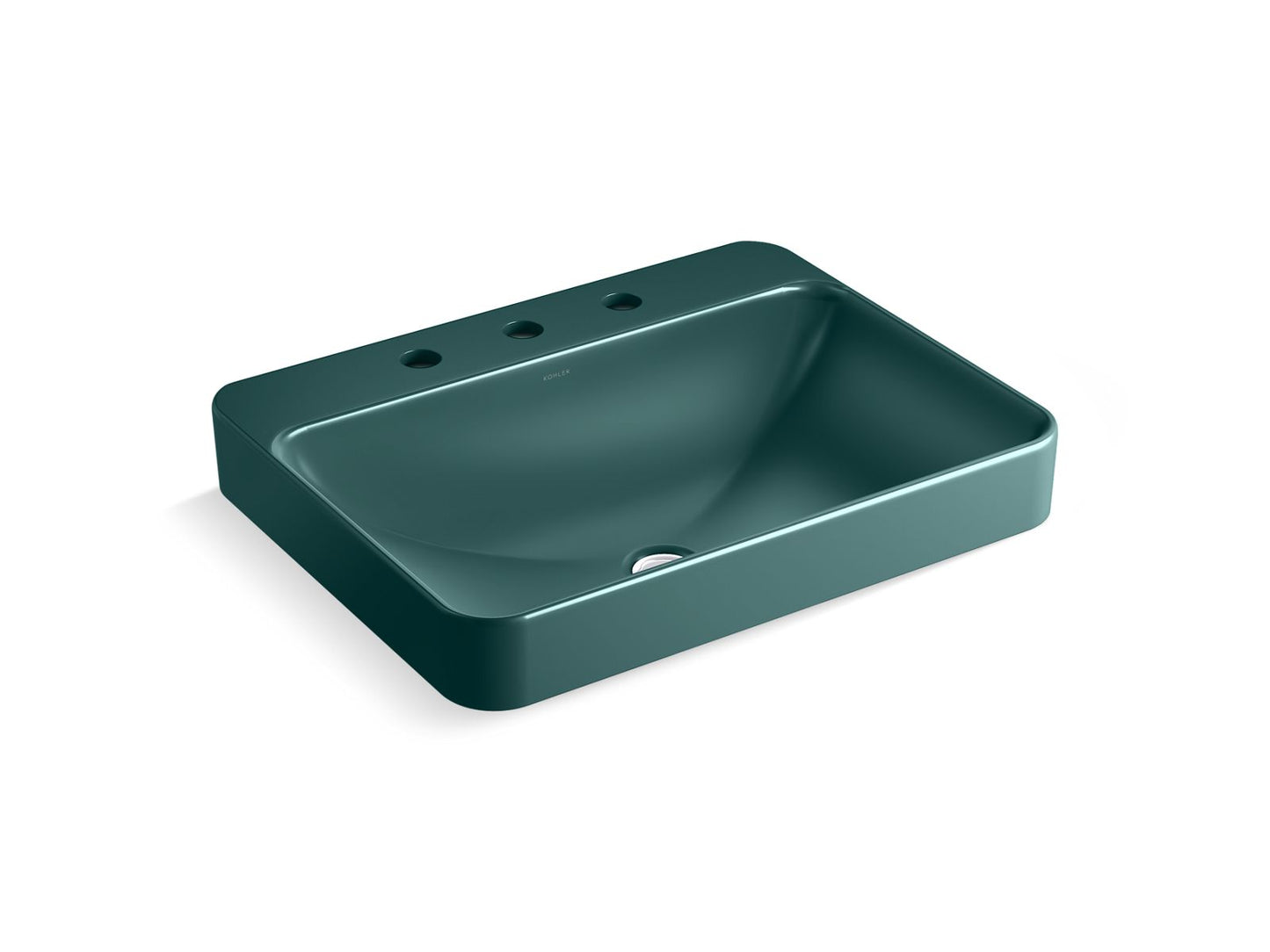 Kohler K-2660-8-17 Vox 23 In. Rectangular Vessel Bathroom Sink In Teal