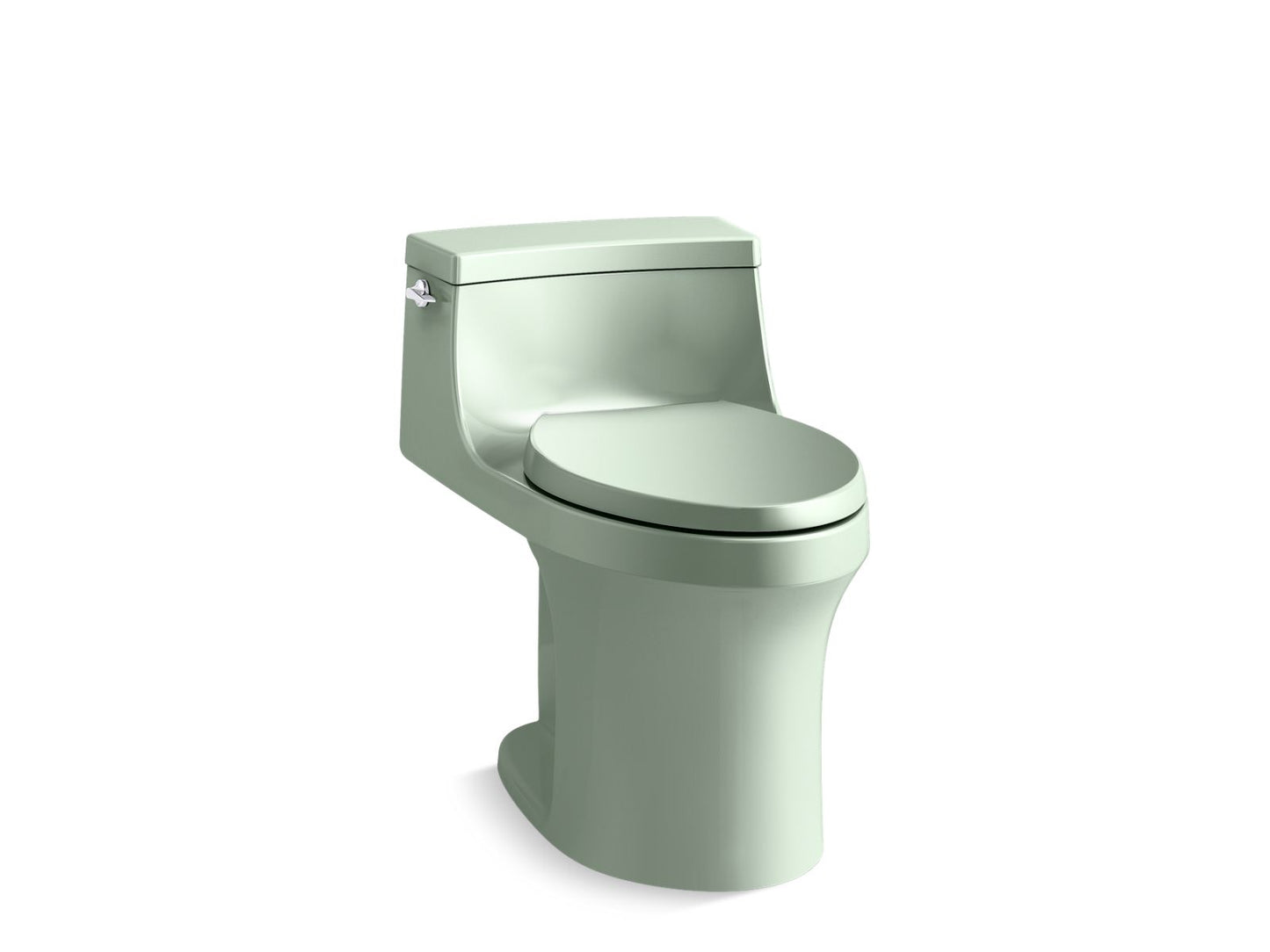 Kohler K-5172-42 San Souci One-Piece Compact Elongated Toilet With Concealed Trapway, 1.28 Gpf In Aspen Green