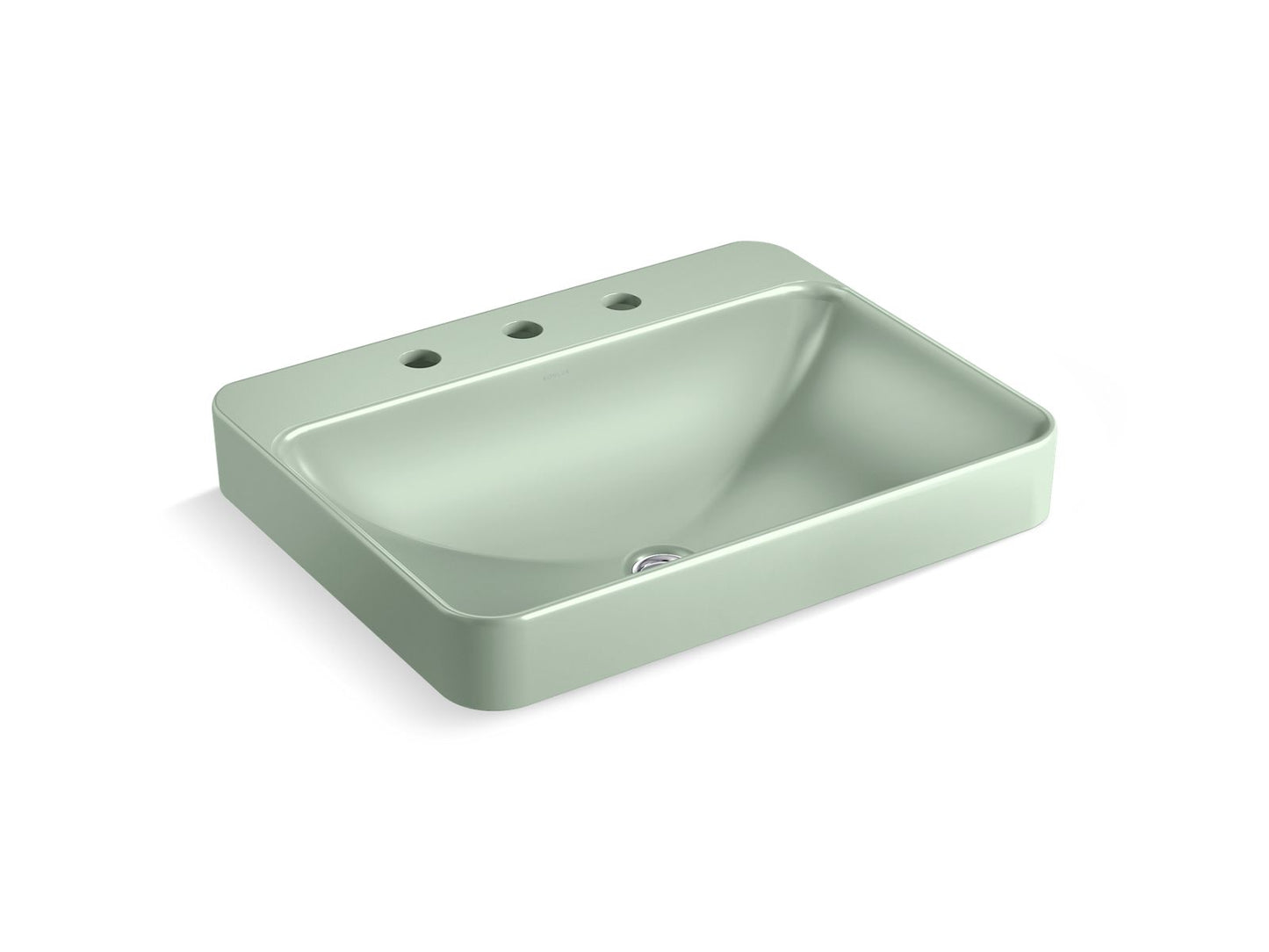 Kohler K-2660-8-42 Vox 23 In. Rectangular Vessel Bathroom Sink In Aspen Green