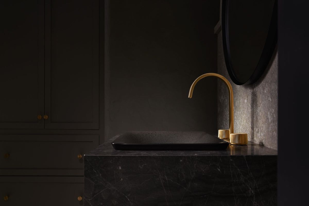 KOHLER K-77974-8-SN Components Oyl Bathroom Sink Faucet Handles - Vibrant Polished Nickel