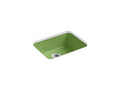 KOHLER K-6585-34 Iron/Tones 24-1/4" Top-/Undermount Single-Bowl Bar Sink - Fresh Green