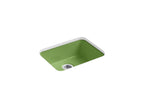 KOHLER K-6585-34 Iron/Tones 24-1/4" Top-/Undermount Single-Bowl Bar Sink - Fresh Green