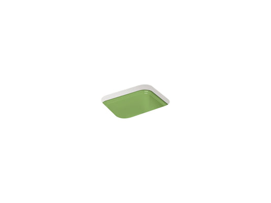 KOHLER K-6589-U-34 Northland 15 in. Undermount Single-Bowl Bar Sink In Fresh Green