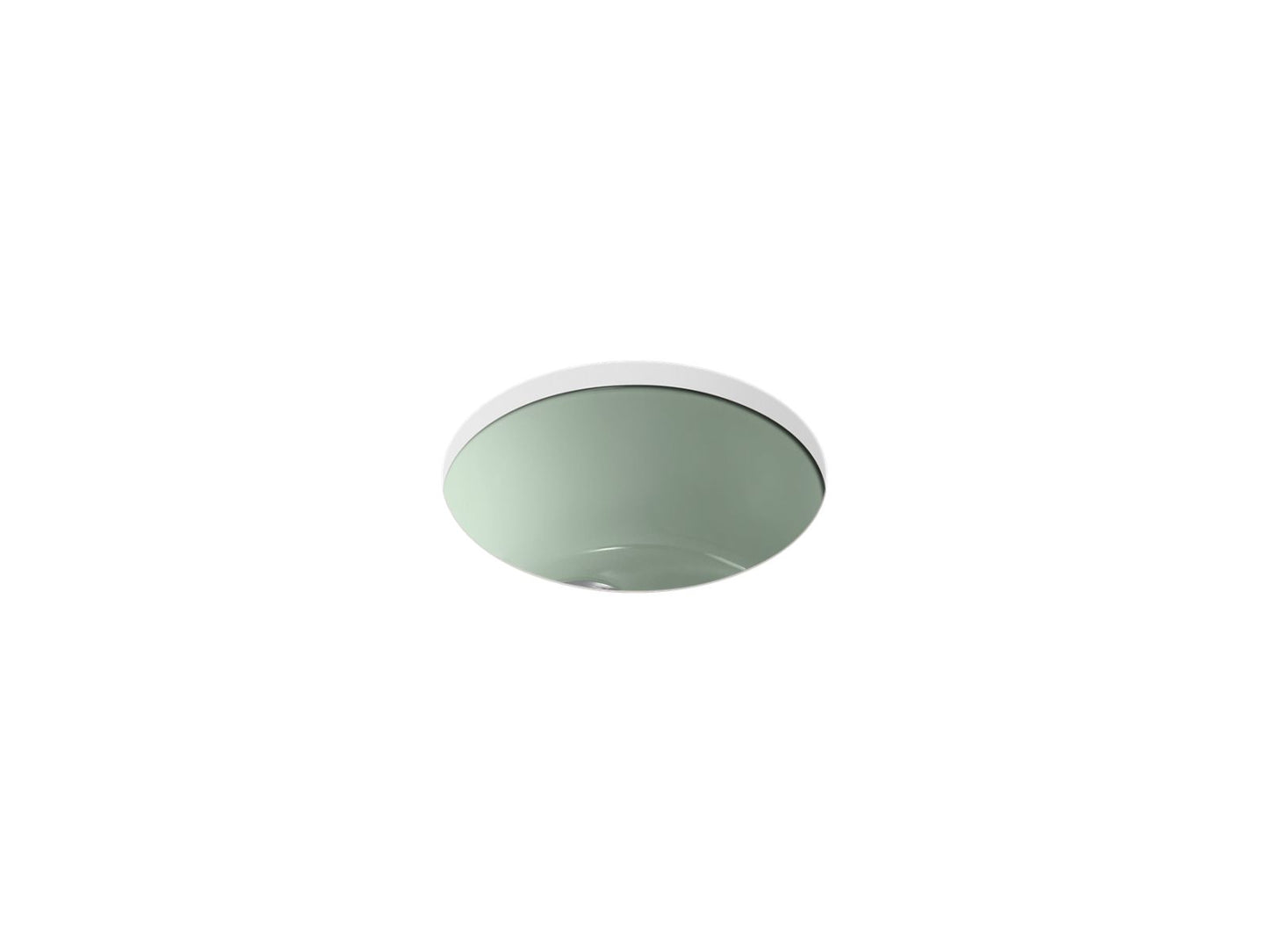 Kohler K-6565-42 Porto Fino 18-1/2 In. Top-/Undermount Single-Bowl Bar Sink In Aspen Green