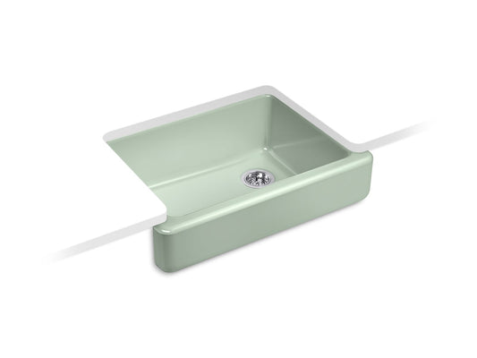 Kohler K-6486-42 Whitehaven 29-1/2 In. Undermount Single-Bowl Farmhouse Kitchen Sink In Aspen Green