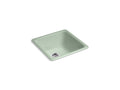 KOHLER K-6587-42 Iron/Tones 21" Top-/Undermount Single-Bowl Bar Sink - Aspen Green