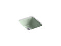 KOHLER K-6584-42 Iron/Tones 17" Top-/Undermount Single-Bowl Bar Sink - Aspen Green