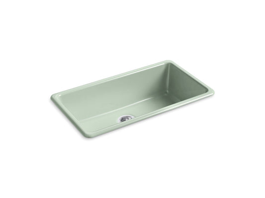 Kohler K-5707-42 Iron/Tones 33 In. Top-/Undermount Single-Bowl Kitchen Sink In Aspen Green