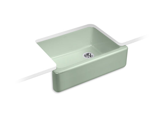 Kohler K-6487-42 Whitehaven 29-3/4 In. Undermount Single-Bowl Farmhouse Kitchen Sink In Aspen Green