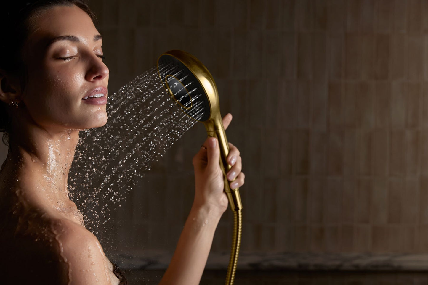KOHLER K-28681-G-2MB SpaViva Two-function handshower, 1.75 gpm - Vibrant Brushed Moderne Brass