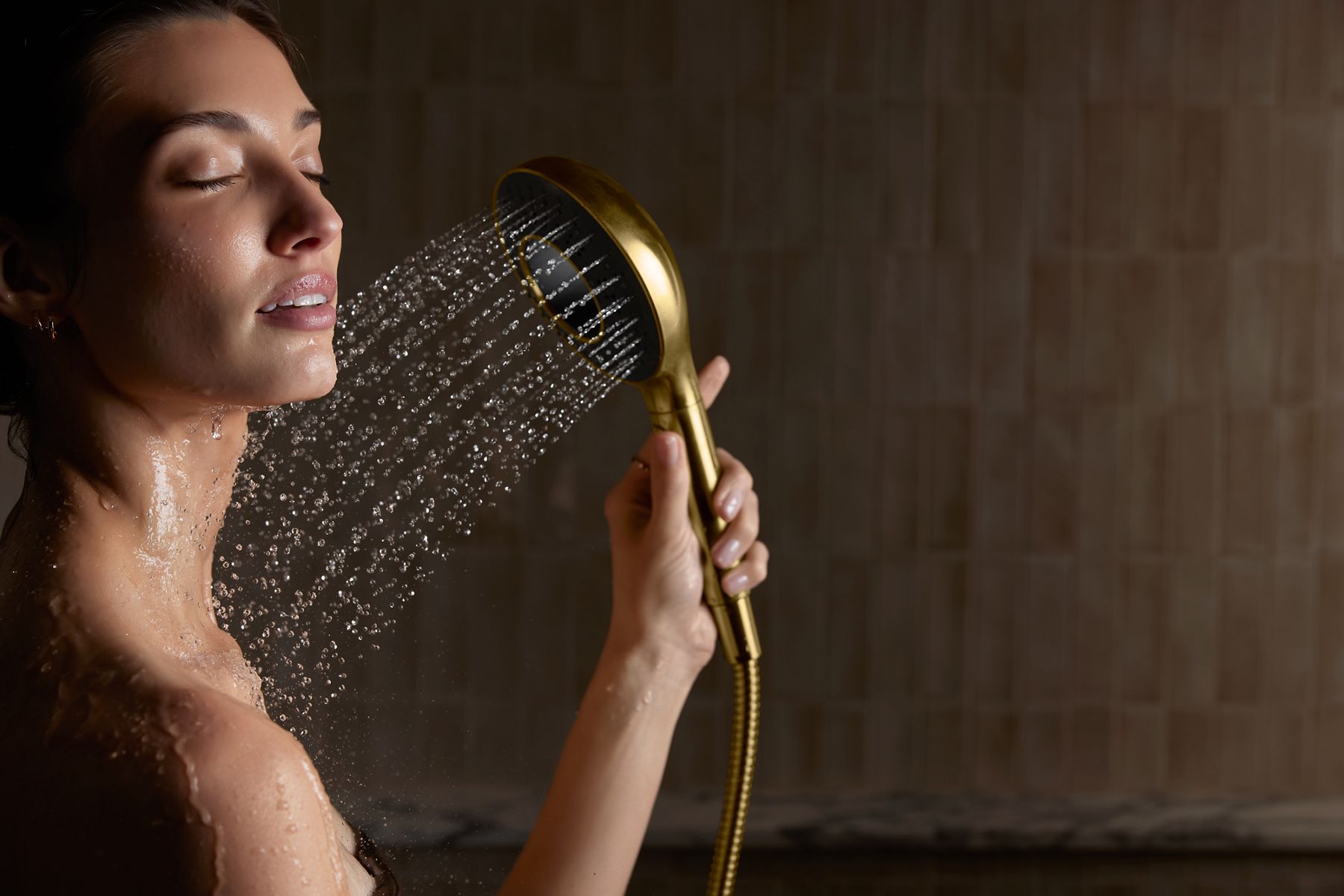 KOHLER K-28681-Y-2MB Spaviva Two-Function Handshower, 2.5 Gpm - Vibrant Brushed Moderne Brass