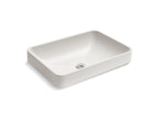 KOHLER K-30673-N-EGS Wastelab Vox 23" Rectangular Vessel Bathroom Sink, No Overflow - Eggshell