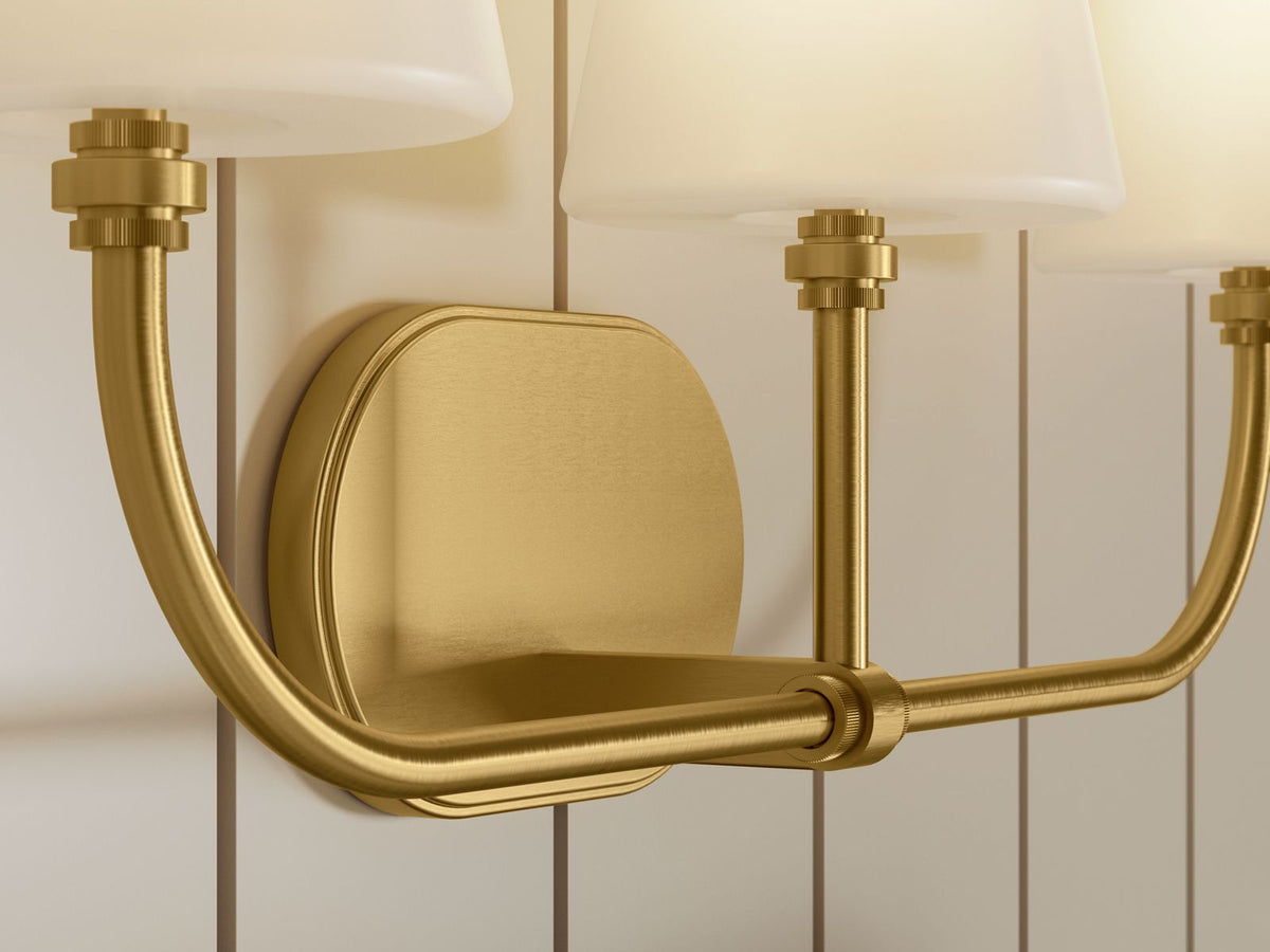 KOHLER K-32257-SC03-CPL Kernen By Studio Mcgee Three-Light Sconce - Polished Chrome