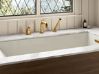 KOHLER K-35913-4-2MB Castia By Studio Mcgee Deck-Mount Bath Faucet With Handshower - Vibrant Brushed Moderne Brass