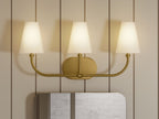 KOHLER K-32257-SC03-CPL Kernen By Studio Mcgee Three-Light Sconce - Polished Chrome