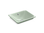 KOHLER K-5400-PAG-42 Iron Plains 18-1/2" Rectangular Vessel Bathroom Sink - Aspen Exterior With Aspen Interior