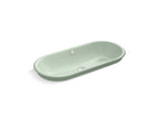 KOHLER K-20213-PAG-42 Iron Plains 33" Oval Drop-In / Undermount / Vessel Bathroom Sink - Aspen Exterior With Aspen Interior