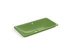KOHLER K-20212-PFG-34 Iron Plains 30" Rectangular Drop-In / Undermount / Vessel Bathroom Sink - Fresh Green Exterior With Fresh Green Interior