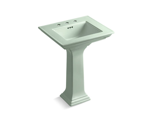 Kohler K-2344-8-42 Memoirs Stately 24-1/2 In. Rectangular Pedestal Bathroom Sink In Aspen Green