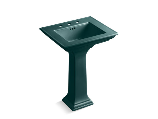 Kohler K-2344-8-17 Memoirs Stately 24-1/2 In. Rectangular Pedestal Bathroom Sink In Teal