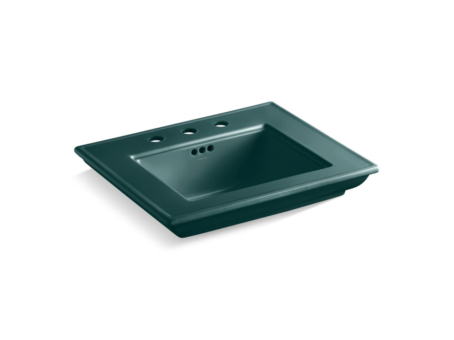 Kohler K-29999-8-17 Memoirs Stately 24 In. Pedestal/Console Table Bathroom Sink In Teal