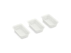 KOHLER K-35484-1LG Three-Piece Workstation Prep Bowl Set - Cloude White