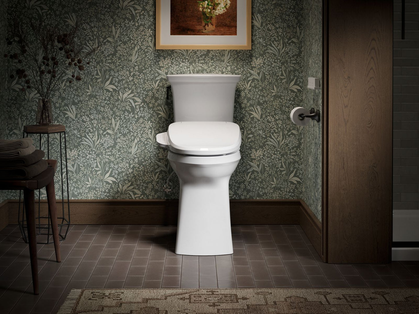 KOHLER K-28229-0 PureWash E725 Elongated bidet toilet seat with remote control - White