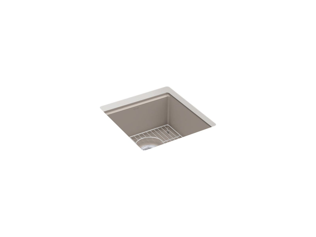 KOHLER K-33711-CM3 Billings 17-1/2" Undermount Bar Sink - Matte Taupe