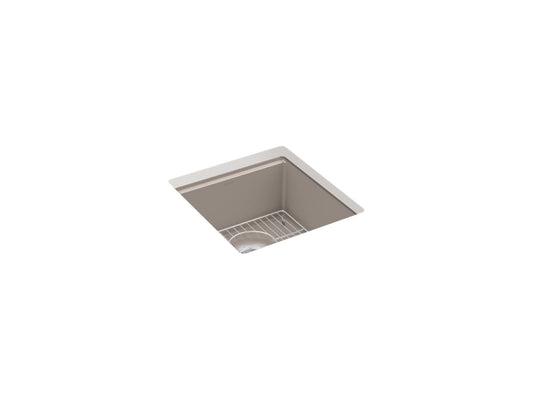 KOHLER K-33711-CM3 Billings 17-1/2" undermount bar sink - Matte Taupe