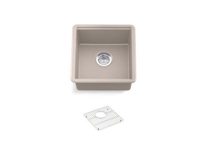 KOHLER K-33711-CM6 Billings 17-1/2" undermount bar sink - Matte White