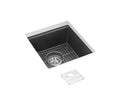 KOHLER K-33711-CM7 Billings 17-1/2" Undermount Bar Sink - Matte Graphite