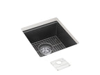 KOHLER K-33711-CM7 Billings 17-1/2" Undermount Bar Sink - Matte Graphite