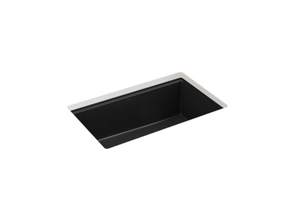 KOHLER K-33712-CM1 Billings 29 in. Undermount Single-Bowl Kitchen Sink In Matte Black