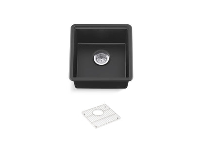 KOHLER K-33711-CM6 Billings 17-1/2" undermount bar sink - Matte White
