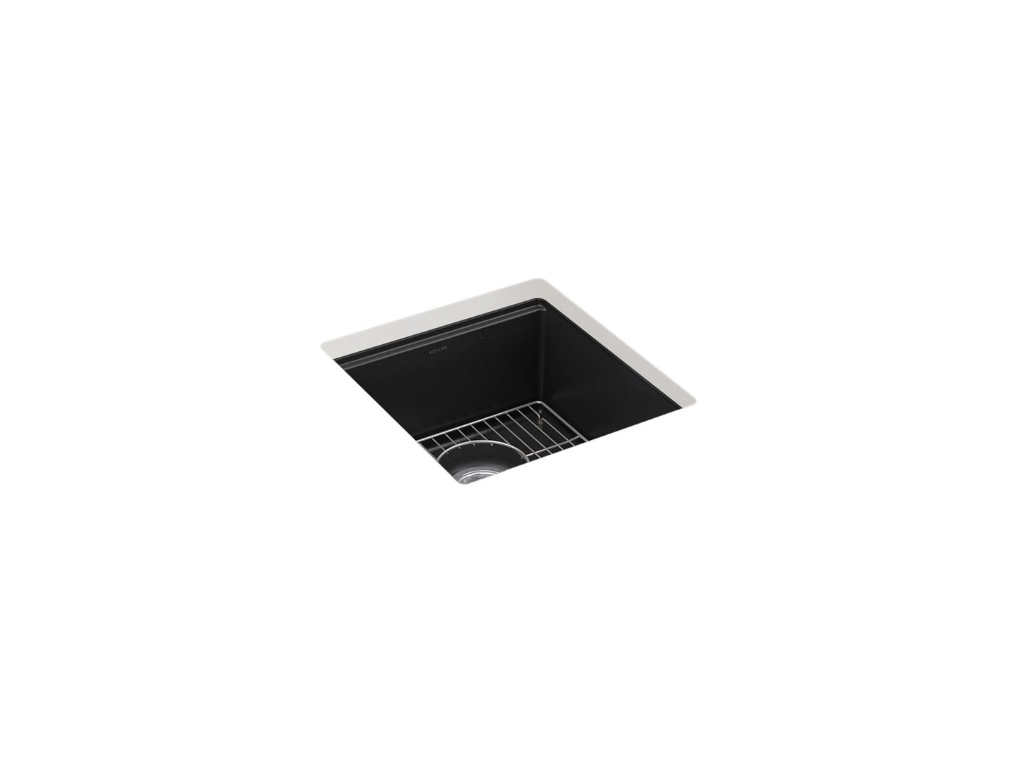 KOHLER K-33711-CM1 Billings 17-1/2" undermount bar sink - Matte Black