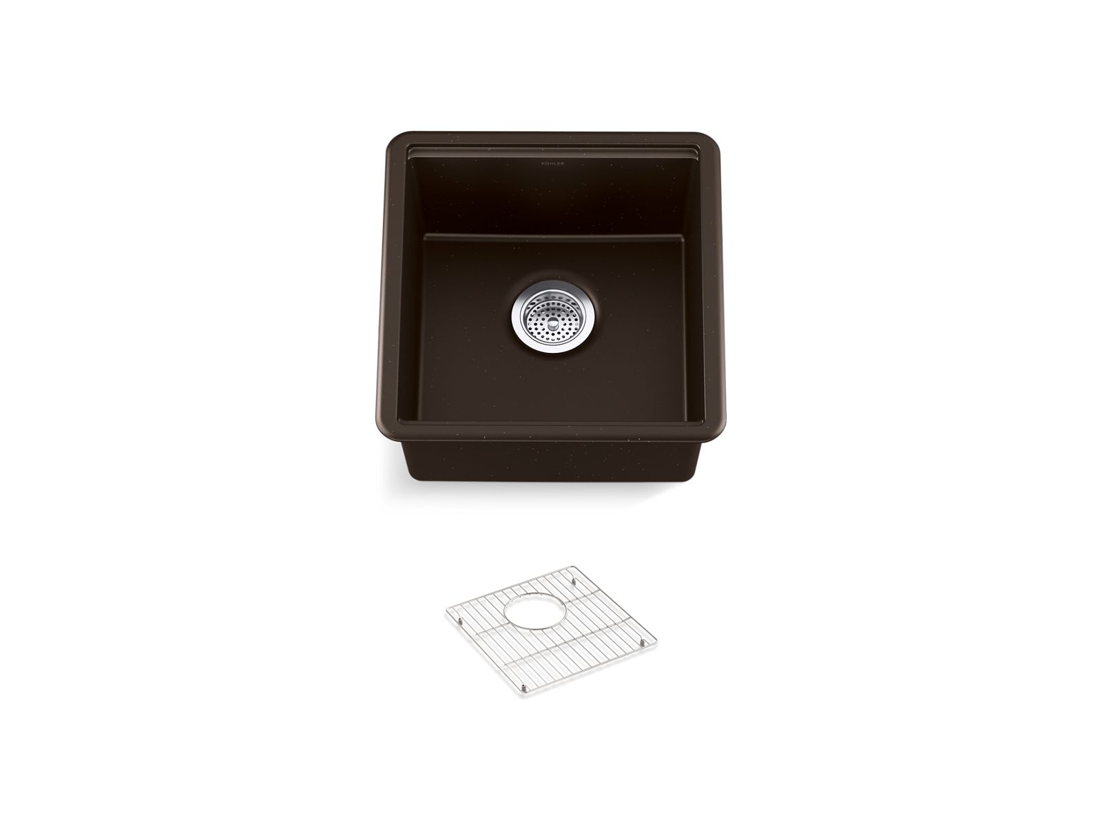 KOHLER K-33711-CM3 Billings 17-1/2" Undermount Bar Sink - Matte Taupe