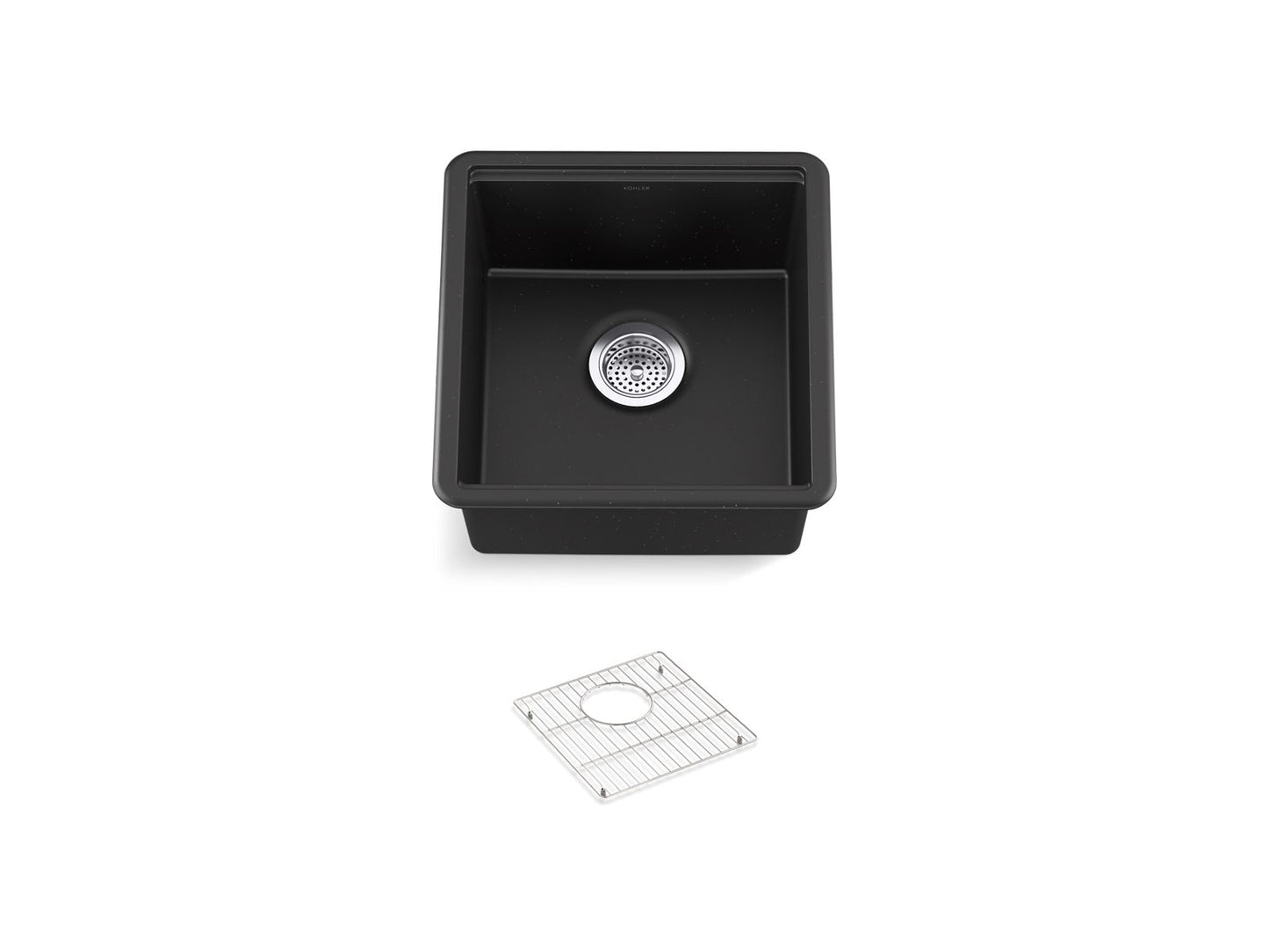 KOHLER K-33711-CM6 Billings 17-1/2" undermount bar sink - Matte White