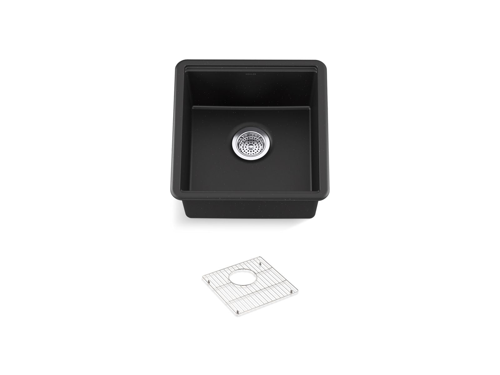 KOHLER K-33711-CM3 Billings 17-1/2" Undermount Bar Sink - Matte Taupe