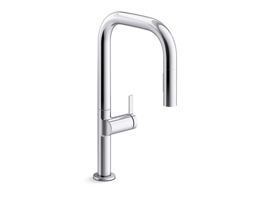 KOHLER K-28269-CP Components Pull-Down Kitchen Sink Faucet With Two-Function Sprayhead - Polished Chrome